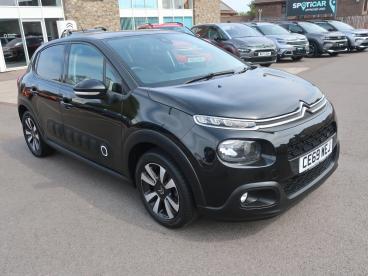 SPOTICAR Citroën C3 1.2 Puretech Gpf Flair Eat6 Euro 6 (s/s) 5dr Used Car - Hatchback Petrol Black - Near Chipping Sodbury - 1200625386_1