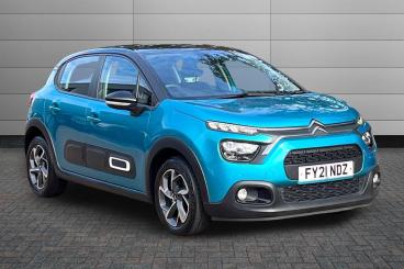 SPOTICAR Citroën C3 1.2 Puretech Shine Euro 6 (s/s) 5dr Used Car - Hatchback Petrol Blue - Peterborough - 1200627939_1