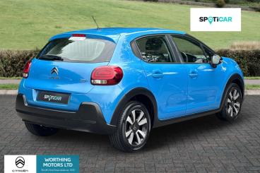 SPOTICAR Citroën C3 1.2 Puretech Feel Euro 6 (s/s) 5dr Used Car - Hatchback Petrol Blue - Worthing - 1200629744_3