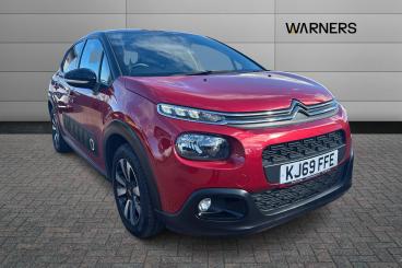 SPOTICAR Citroën C3 1.2 Puretech Flair Plus Euro 6 (s/s) 5dr Used Car - Hatchback Petrol Red - Tewkesbury - 1200636653_1