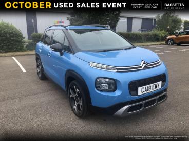 SPOTICAR Citroën C3 Aircross 1.6 Bluehdi Flair Euro 6 5dr Used Car - Suv Diesel Blue - Bridgend - 1200532613_1