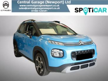 SPOTICAR Citroën C3 Aircross 1.2 Puretech Feel Eat6 Euro 6 (s/s) 5dr Used Car - Suv Petrol Blue - Newport - 1200538994_1