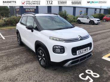 SPOTICAR Citroën C3 Aircross 1.2 Puretech Shine Euro 6 (s/s) 5dr Used Car - Suv Petrol White - Bridgend - 1200542789_1