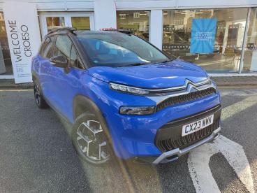 SPOTICAR Citroën C3 Aircross 1.2 Puretech Shine Plus Eat6 Euro 6 (s/s) 5dr Used Car - Suv Petrol Blue - Llangefni - 1200556424_1