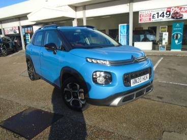 SPOTICAR Citroën C3 Aircross 1.2 Puretech Flair Eat6 Euro 6 (s/s) 5dr Used Car - Suv Petrol Blue - Southampton - 1200569390_1