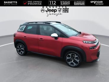 SPOTICAR Citroën C3 Aircross 1.2 Puretech Shine Plus Eat6 Euro 6 (s/s) 5dr Used Car - Suv Petrol Red - Swansea - 1200569435_2