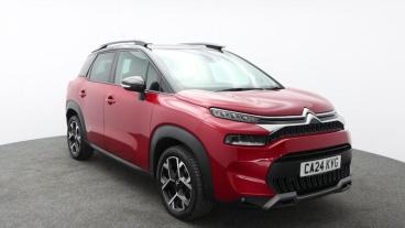 SPOTICAR Citroën C3 Aircross 1.2 Puretech Max Eat6 Euro 6 (s/s) 5dr Used Car - Suv Petrol Red - Truro - 1200569480_1