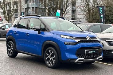 SPOTICAR Citroën C3 Aircross 1.2 Puretech Shine Eat6 Euro 6 (s/s) 5dr Used Car - Suv Petrol Blue - Plymouth - 1200570899_1