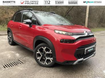 SPOTICAR Citroën C3 Aircross 1.2 Puretech Shine Plus Euro 6 (s/s) 5dr Used Car - Suv Petrol Red - Camarthen - 1200574663_1