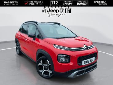 SPOTICAR Citroën C3 Aircross 1.2 Puretech Flair Euro 6 (s/s) 5dr Used Car - Suv Petrol Red - Swansea - 1200611575_1