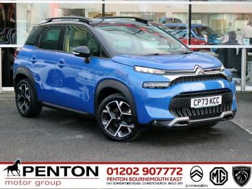 SPOTICAR Citroën C3 Aircross 1.2 Puretech Max Eat6 Euro 6 (s/s) 5dr Used Car - Suv Petrol Blue - Christchurch - 1200616052_1