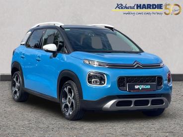 SPOTICAR Citroën C3 Aircross 1.2 Puretech Flair Euro 6 (s/s) 5dr Used Car - Suv Petrol Blue - Ashington - 1200623580_1
