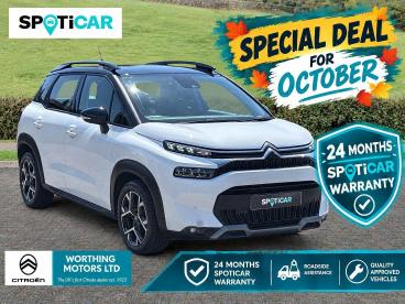 SPOTICAR Citroën C3 Aircross 1.5 Bluehdi Shine Plus Euro 6 (s/s) 5dr Used Car - Suv Diesel White - Worthing - 1200624316_1