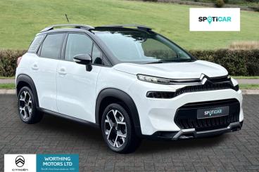 SPOTICAR Citroën C3 Aircross 1.2 Puretech Shine Plus Eat6 Euro 6 (s/s) 5dr Used Car - Suv Petrol White - Worthing - 1200629742_1