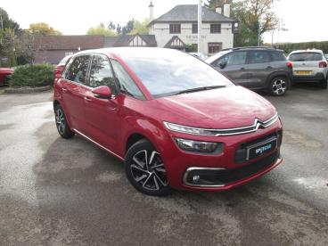 SPOTICAR Citroën C4 Picasso 1.6 Bluehdi Feel Eat6 Euro 6 (s/s) 5dr Used Car - Mpv Diesel Red - Wokingham - 1200555640_1