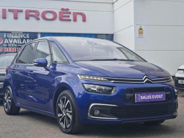 SPOTICAR Citroën C4 Spacetourer 1.2 Puretech Flair Euro 6 (s/s) 5dr Used Car - Mpv Petrol Blue - Dartford - 1200607254_1