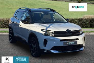 SPOTICAR Citroën C5 Aircross 1.2 Hybrid Max Edition E-dsc Euro 6 (s/s) 5dr Used Car - Suv Hybrid White - Worthing - 1200559883_1