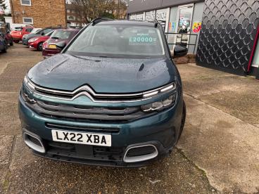 SPOTICAR Citroën C5 Aircross 1.6 13.2kwh Black Edition E-eat8 Euro 6 (s/s) 5dr Used Car - Suv Plug-in Hybrid Blue - Dartford - 1200559948_5