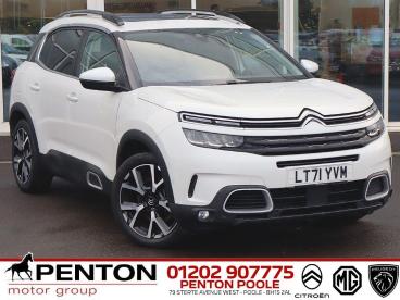 SPOTICAR Citroën C5 Aircross 1.6 13.2kwh Shine Plus E-eat8 Euro 6 (s/s) 5dr Used Car - Suv Plug-in Hybrid White - Poole - 1200562837_1