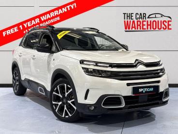 SPOTICAR Citroën C5 Aircross 1.6 Plug-in Hybrid 225 Shine Plus 5dr E-eat8 Used Car - Suv Plug-in Hybrid White - Swansea - 1200605688_1