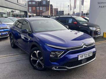 SPOTICAR Citroën C5 X 1.6 12.4kwh Shine Plus E-eat8 Euro 6 (s/s) 5dr Used Car - Hatchback Plug-in Hybrid Blue - Wakefield - 1200480150_1