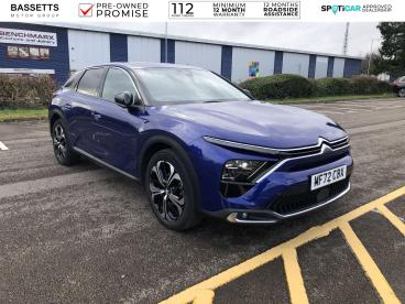 SPOTICAR Citroën C5 X 1.2 Puretech Shine Eat8 Euro 6 (s/s) 5dr Used Car - Hatchback Petrol Blue - Bridgend - 1200576927_1