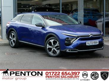SPOTICAR Citroën C5 X 1.2 Puretech Sense Plus Eat8 Euro 6 (s/s) 5dr Used Car - Hatchback Petrol Blue - Salisbury - 1200645016_1