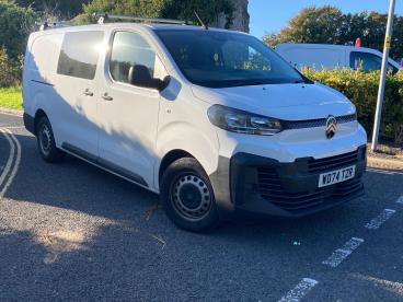 SPOTICAR Citroën Dispatch Van 2.0 Bluehdi Enterprise Xl Crew Van Lwb Euro 6 6dr Used Car - Commercial Vehicle Diesel White - Plymouth - 1200544575_1
