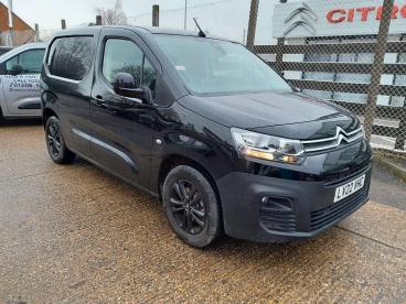 SPOTICAR Citroën Berlingo E-berlingo 800 50kwh Driver M Pro Auto Swb 5dr (7.4kw Charger Used Car - Commercial Vehicle Electric Black - Colchester - 1200583276_1