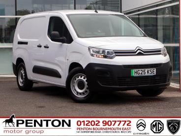 SPOTICAR Citroën Berlingo E-berlingo 750 50kwh Enterprise Edition Xl Auto Lwb 6dr (7.4k Used Car - Commercial Vehicle Electric White - Christchurch - 1200588742_1