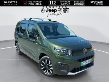 SPOTICAR Citroën Berlingo E-berlingo 52kwh Max M Auto 5dr (7.4kw Charger) Used Car - Mpv Electric Green - Swansea - 1200598143_1