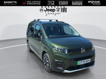 SPOTICAR Citroën Berlingo E-berlingo 52kwh Max M Auto 5dr (7.4kw Charger) Used Car - Mpv Electric Green - Swansea - 1200598143_2