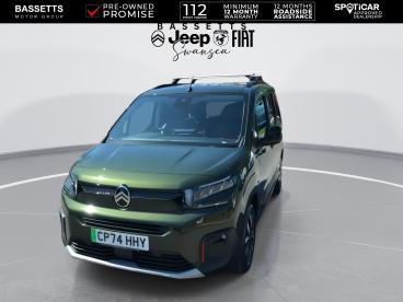 SPOTICAR Citroën Berlingo E-berlingo 52kwh Max M Auto 5dr (7.4kw Charger) Used Car - Mpv Electric Green - Swansea - 1200598143_3