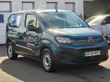 SPOTICAR Citroën Berlingo E-berlingo 52kwh Enterprise Plus M Panel Van Auto Swb 5dr (7. Used Car - Commercial Vehicle Electric Blue - Ashford - 1200603494_1