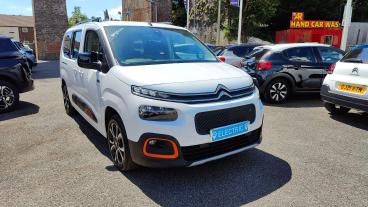 SPOTICAR Citroën Berlingo E-berlingo 50kwh Flair Xtr Xl Auto 5dr (7.4kw Charger) Used Car - Mpv Electric White - Folkestone - 1200609585_1