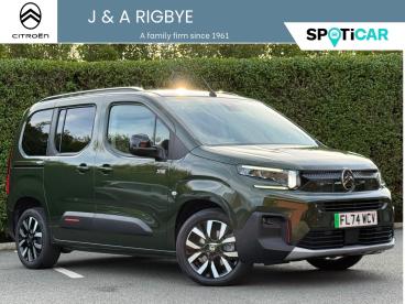 SPOTICAR Citroën Berlingo E-berlingo 52kwh Max M Auto 5dr (11kw Charger) Used Car - Mpv Electric Green - Chorley - 1200631013_1