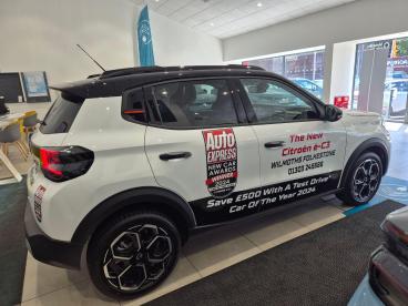 SPOTICAR Citroën C3 E-c3 Standard Range 44kwh Max Auto 5dr (7.4kw Charger) Used Car - Hatchback Electric White - Folkestone - 1200527205_3