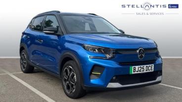 SPOTICAR Citroën C3 E-c3 Standard Range 44kwh Max Auto 5dr (7.4kw Charger) Used Car - Hatchback Electric Blue - Coventry - 1200530508_1