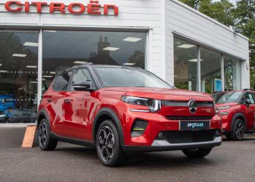 SPOTICAR Citroën C3 E-c3 Standard Range 44kwh Max Auto 5dr (7.4kw Charger) Used Car - Hatchback Electric Red - Aldershot - 1200531778_1