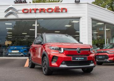 SPOTICAR Citroën C3 E-c3 Standard Range 44kwh Max Auto 5dr (7.4kw Charger) Used Car - Hatchback Electric Red - Aldershot - 1200531778_2