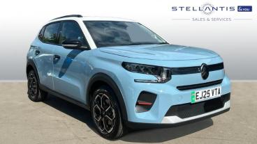 SPOTICAR Citroën C3 E-c3 Standard Range 44kwh Plus Auto 5dr (7.4kw Charger) Used Car - Hatchback Electric Blue - Leicester - 1200537195_1