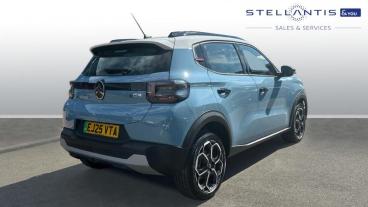 SPOTICAR Citroën C3 E-c3 Standard Range 44kwh Plus Auto 5dr (7.4kw Charger) Used Car - Hatchback Electric Blue - Leicester - 1200537195_3