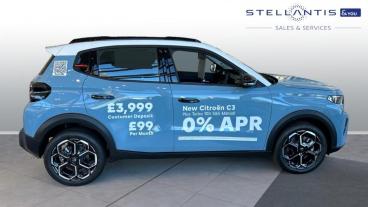 SPOTICAR Citroën C3 E-c3 Standard Range 44kwh Plus Auto 5dr (7.4kw Charger) Used Car - Hatchback Electric Blue - Sale - 1200544525_2