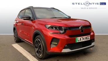 SPOTICAR Citroën C3 E-c3 Standard Range 44kwh Max Auto 5dr (7.4kw Charger) Used Car - Hatchback Electric Red - Walton On Thames - 1200552490_1