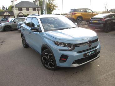 SPOTICAR Citroën C3 E-c3 Standard Range 44kwh Max Auto 5dr (7.4kw Charger) Used Car - Hatchback Electric Blue - Wokingham - 1200554282_1