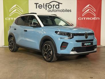 SPOTICAR Citroën C3 E-c3 Standard Range 44kwh Max Auto 5dr (7.4kw Charger) Used Car - Hatchback Electric Blue - Carlisle - 1200554592_1