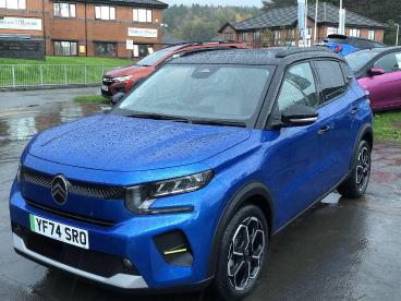 SPOTICAR Citroën C3 E-c3 Standard Range 44kwh Max Auto 5dr (7.4kw Charger) Used Car - Hatchback Electric Blue - Swansea - 1200557553_3