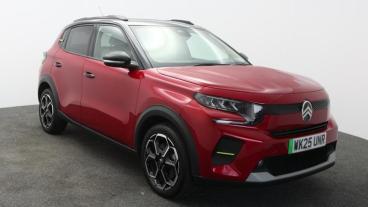 SPOTICAR Citroën C3 E-c3 Standard Range 44kwh Max Auto 5dr (7.4kw Charger) Used Car - Hatchback Electric Red - Truro - 1200563163_1