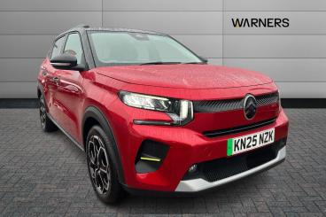 SPOTICAR Citroën C3 E-c3 Standard Range 44kwh Max Auto 5dr (7.4kw Charger) Used Car - Hatchback Electric Red - Tewkesbury - 1200571817_1