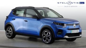 SPOTICAR Citroën C3 E-c3 Standard Range 44kwh Plus Auto 5dr (7.4kw Charger) Used Car - Hatchback Electric Blue - Birmingham - 1200586742_1